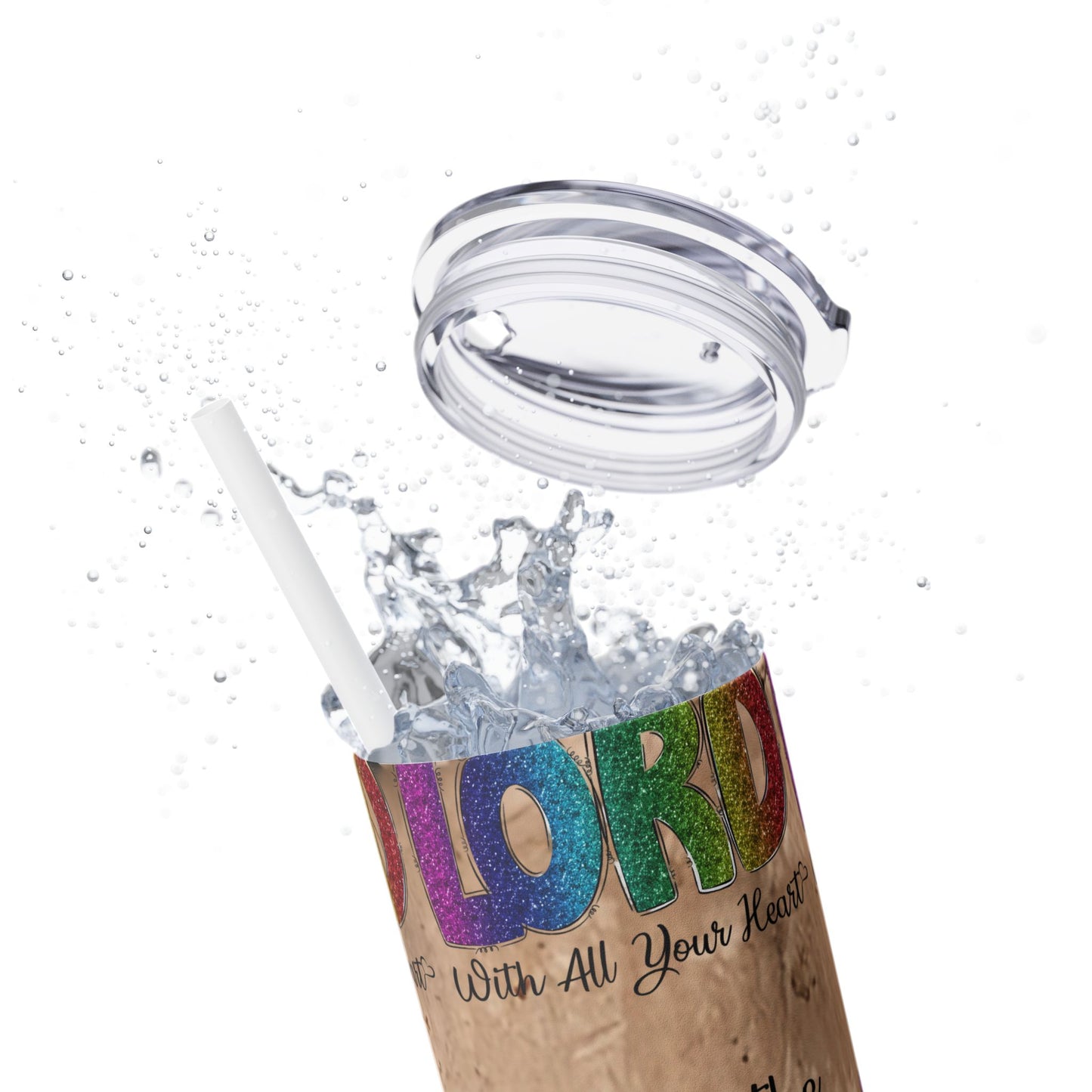 Trust in the Lord - SleekSip Skinny 20oz Tumbler with Straw