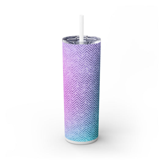 Magical Unicorn Glitter - SleekSip Skinny 20oz Tumbler with Straw