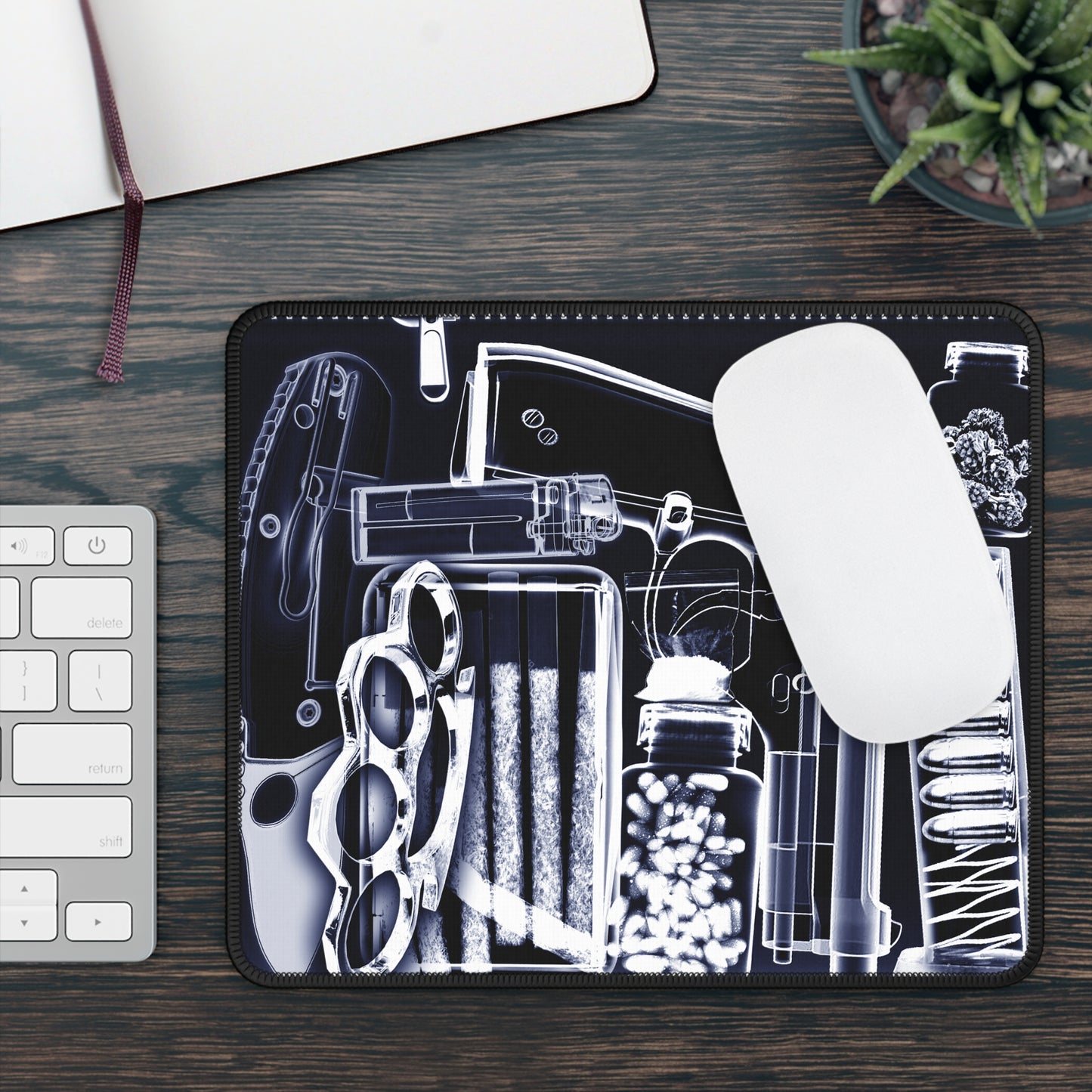 X-Ray Contraband Mousepad - A Desk with a Twist