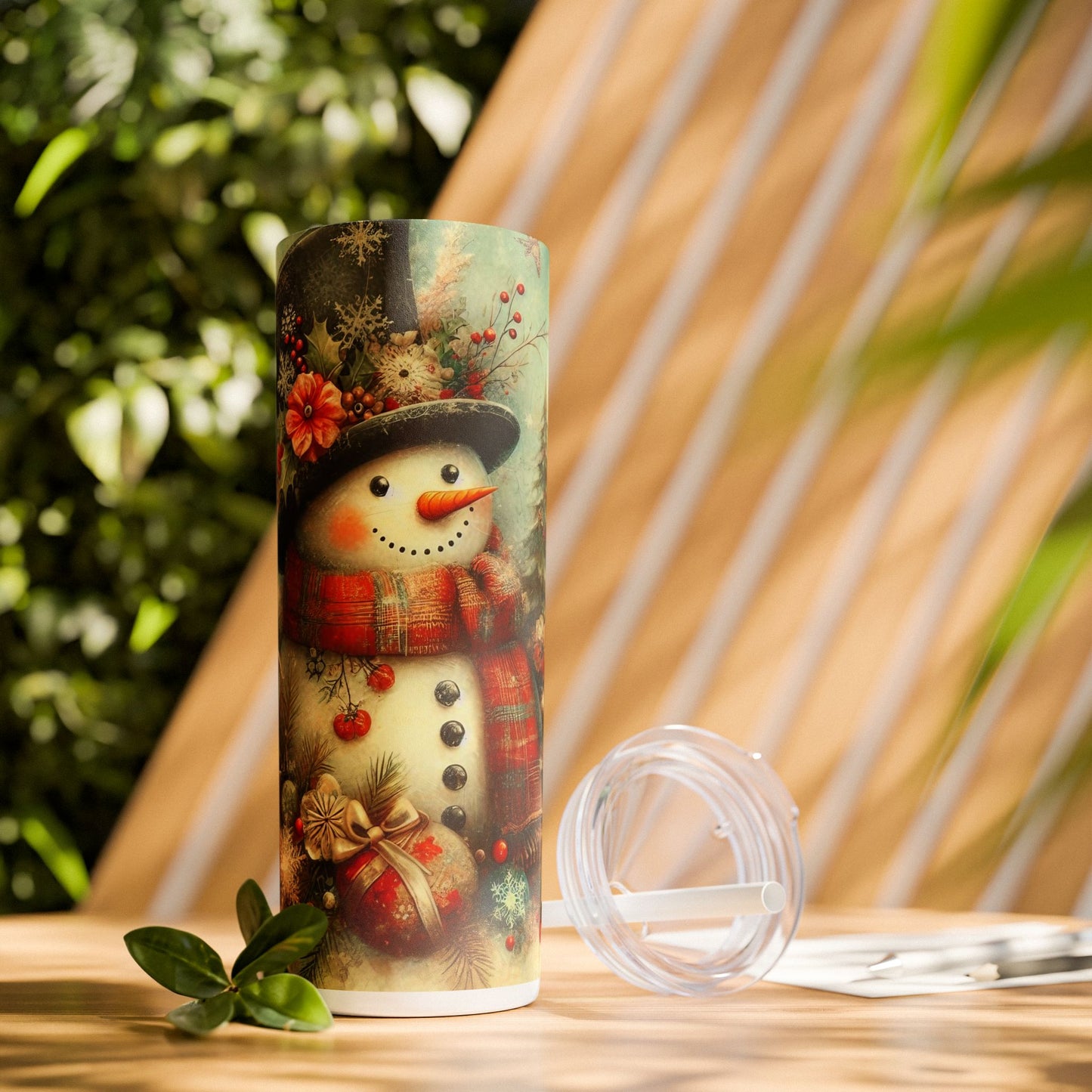 Vintage Christmas Tumbler – Bring the magic of old Christmas to your holiday sips!