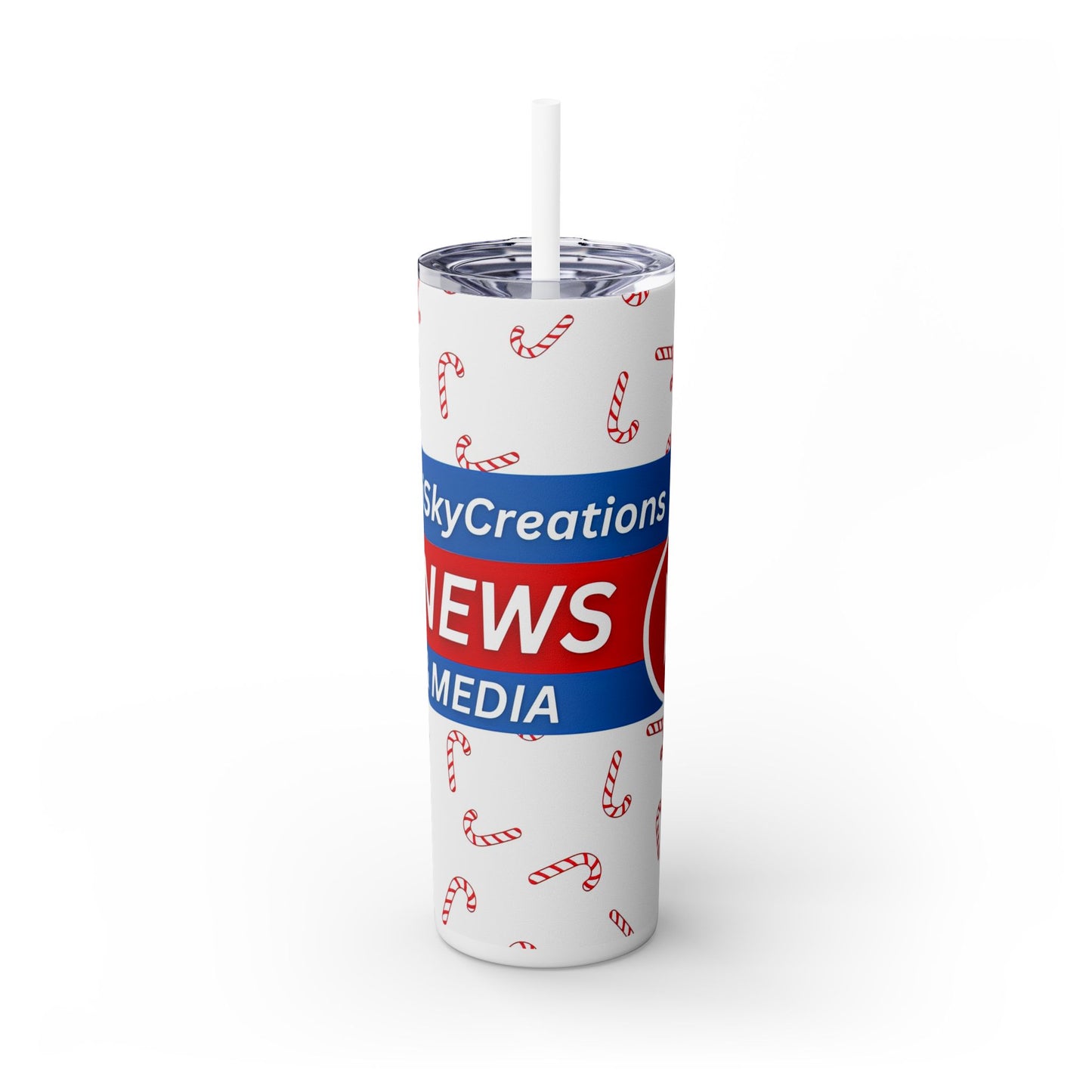 iSkyCreations - News & Media - SleekSip Skinny 20oz Tumbler with Straw