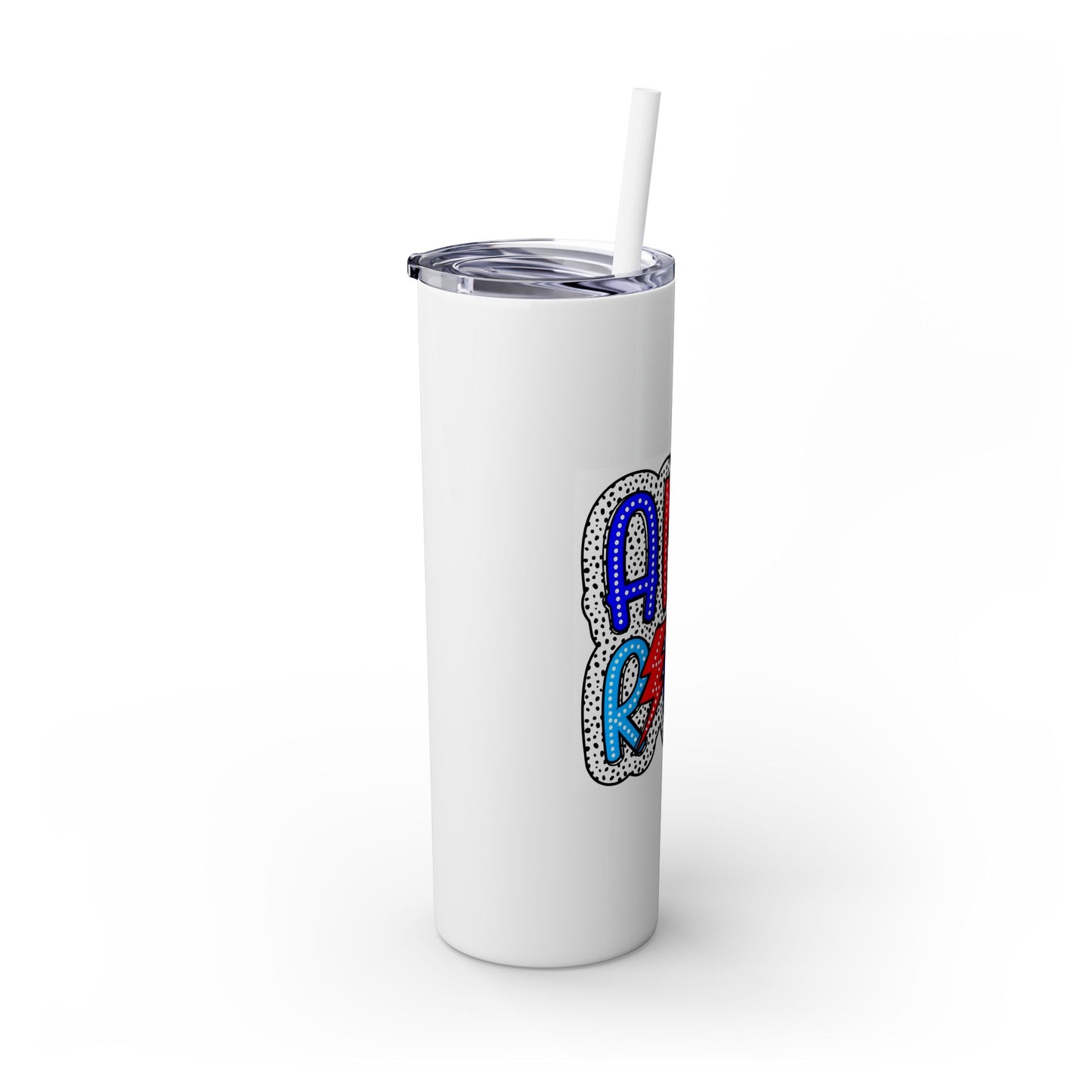 America - SleekSip Skinny 20oz Tumbler with Straw