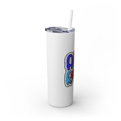 America - SleekSip Skinny 20oz Tumbler with Straw