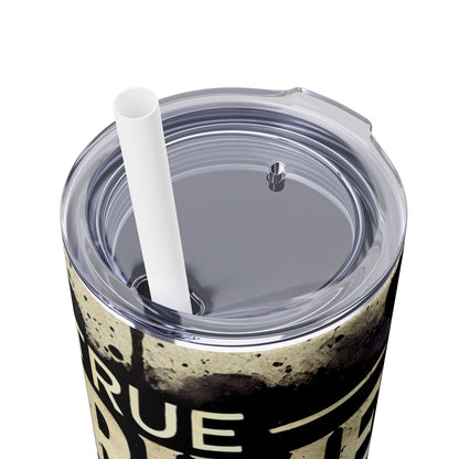 True Crime Addict - SleekSip Skinny 20oz Tumbler with Straw