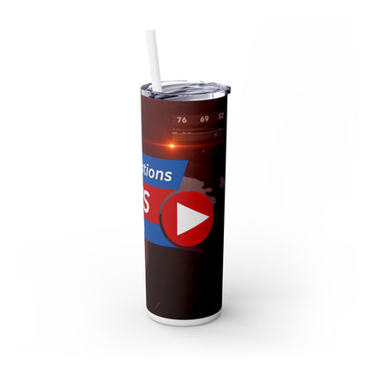 iSkyCreations - News & Media - SleekSip Skinny 20oz Tumbler with Straw