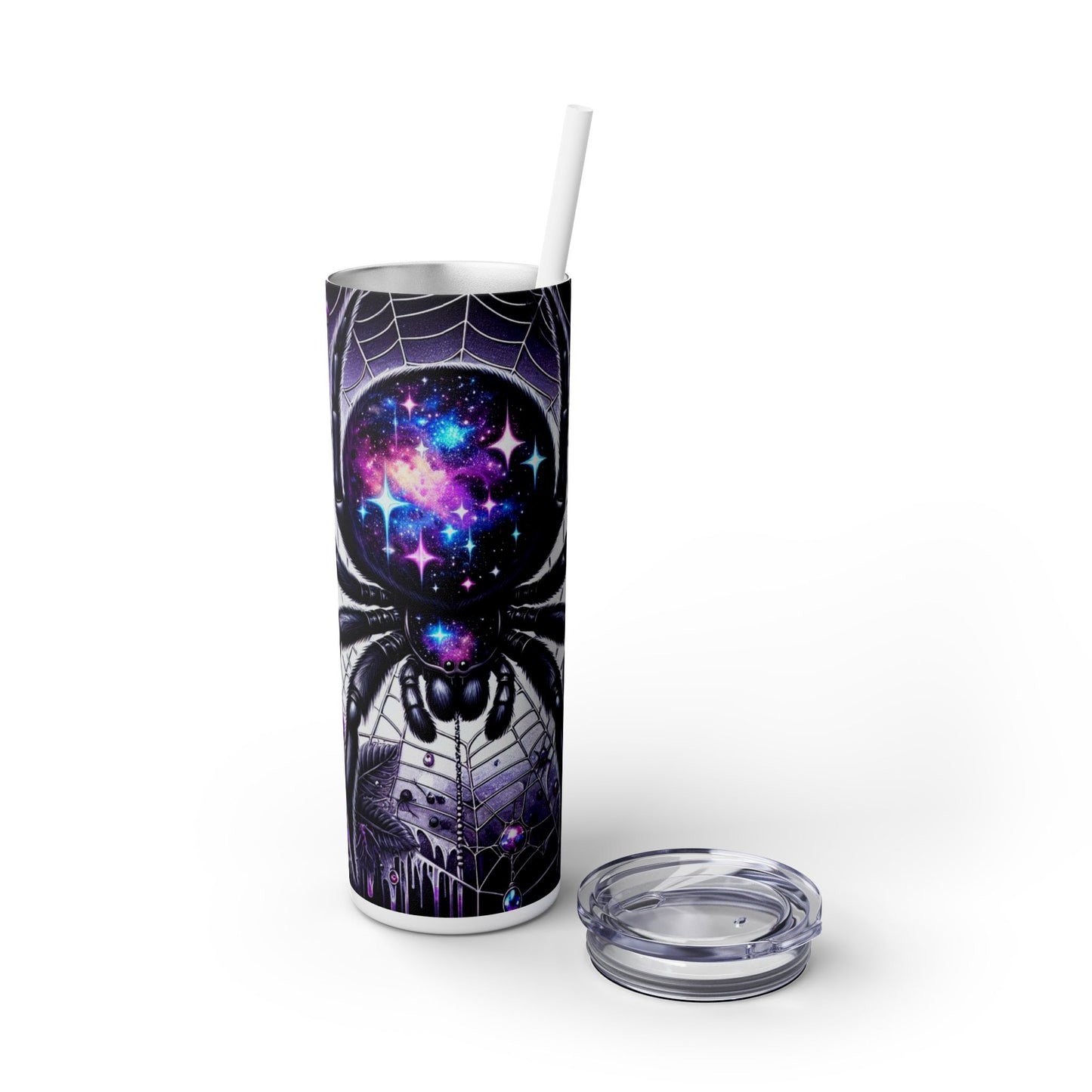 Mystical Spider - SleekSip Skinny 20oz Tumbler with Straw