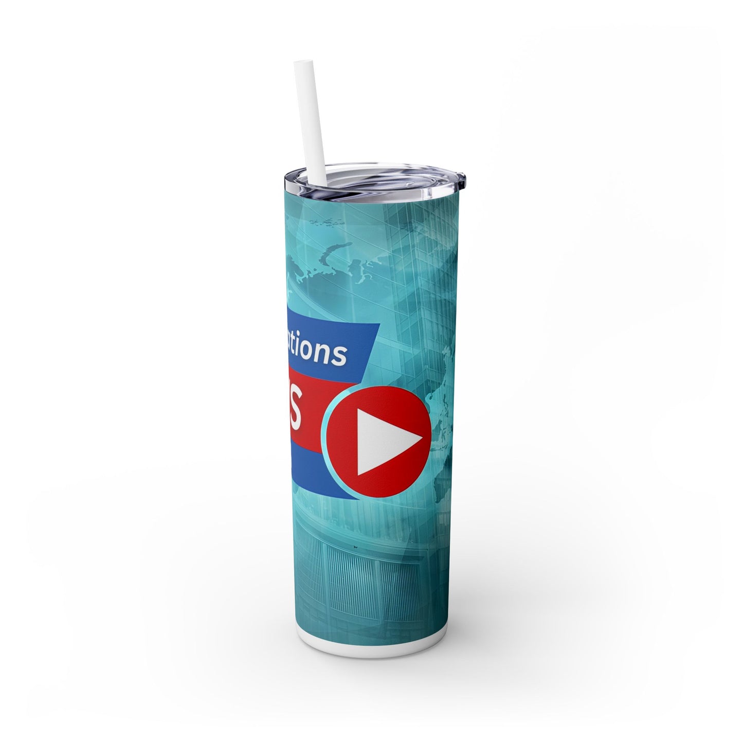 iSkyCreations - News & Media - SleekSip Skinny 20oz Tumbler with Straw