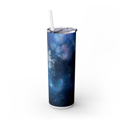 Starry Sky Galaxy - SleekSip Skinny 20oz Tumbler with Straw