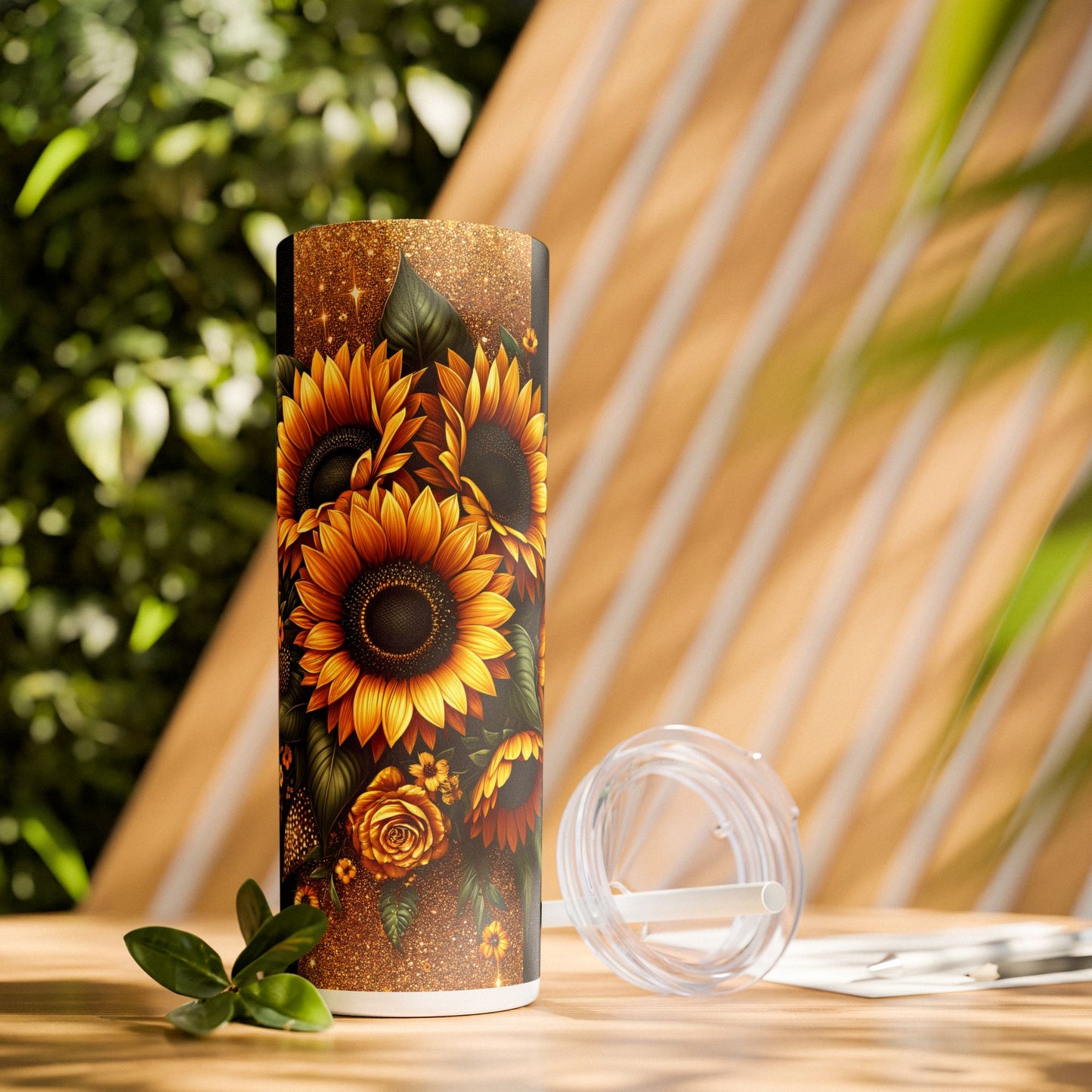 Sunflower Colors - SleekSip Skinny 20oz Tumbler with Straw