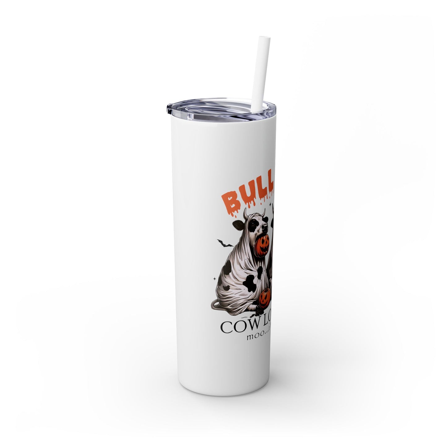 Bull Sheet Cow Lovers Club - SleekSip Skinny 20oz Tumbler with Straw