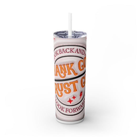 3D Inflated Religious - SleekSip Skinny 20oz Tumbler with Straw