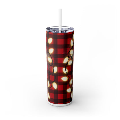 Christmas Time - SleekSip Skinny 20oz Tumbler with Straw