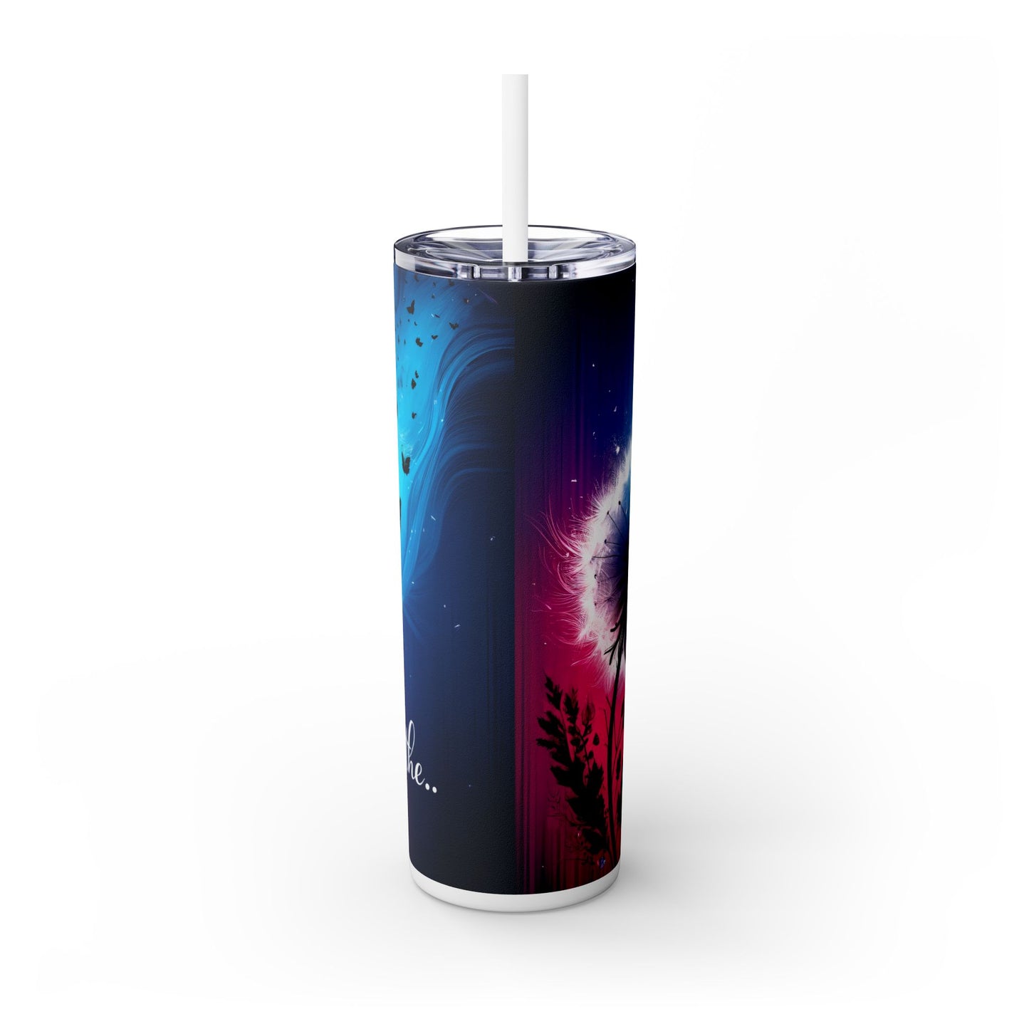 Just Breathe - SleekSip Skinny 20oz Tumbler with Straw