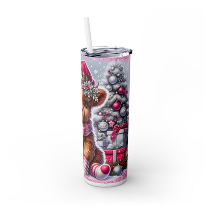 Christmas Time - SleekSip Skinny 20oz Tumbler with Straw