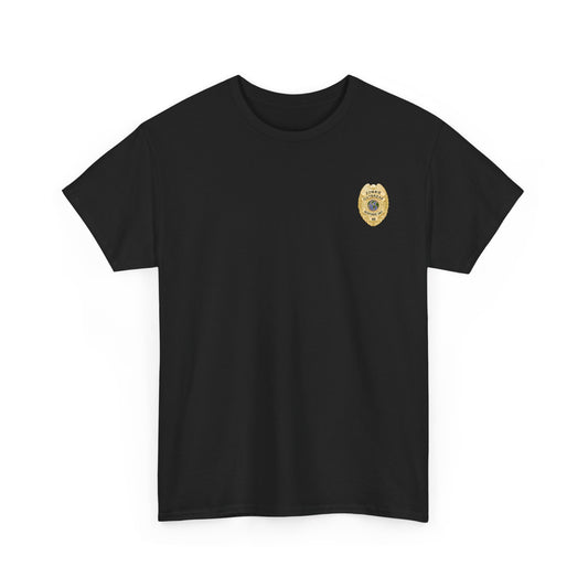 Zombie Badge T-Shirt - Express Delivery available