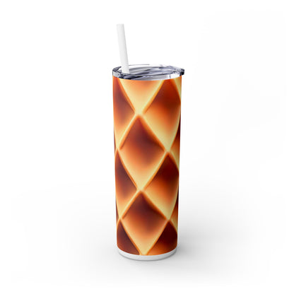 Waffle Cone - SleekSip Skinny 20oz Tumbler with Straw