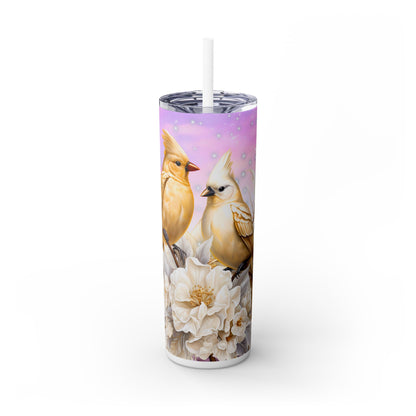 Christmas Time - SleekSip Skinny 20oz Tumbler with Straw