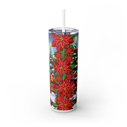 Christmas Time - SleekSip Skinny 20oz Tumbler with Straw