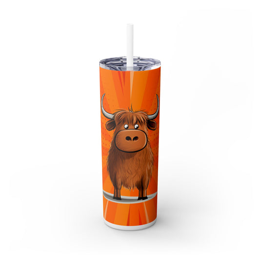 Wacky Animals - SleekSip Skinny 20oz Tumbler with Straw