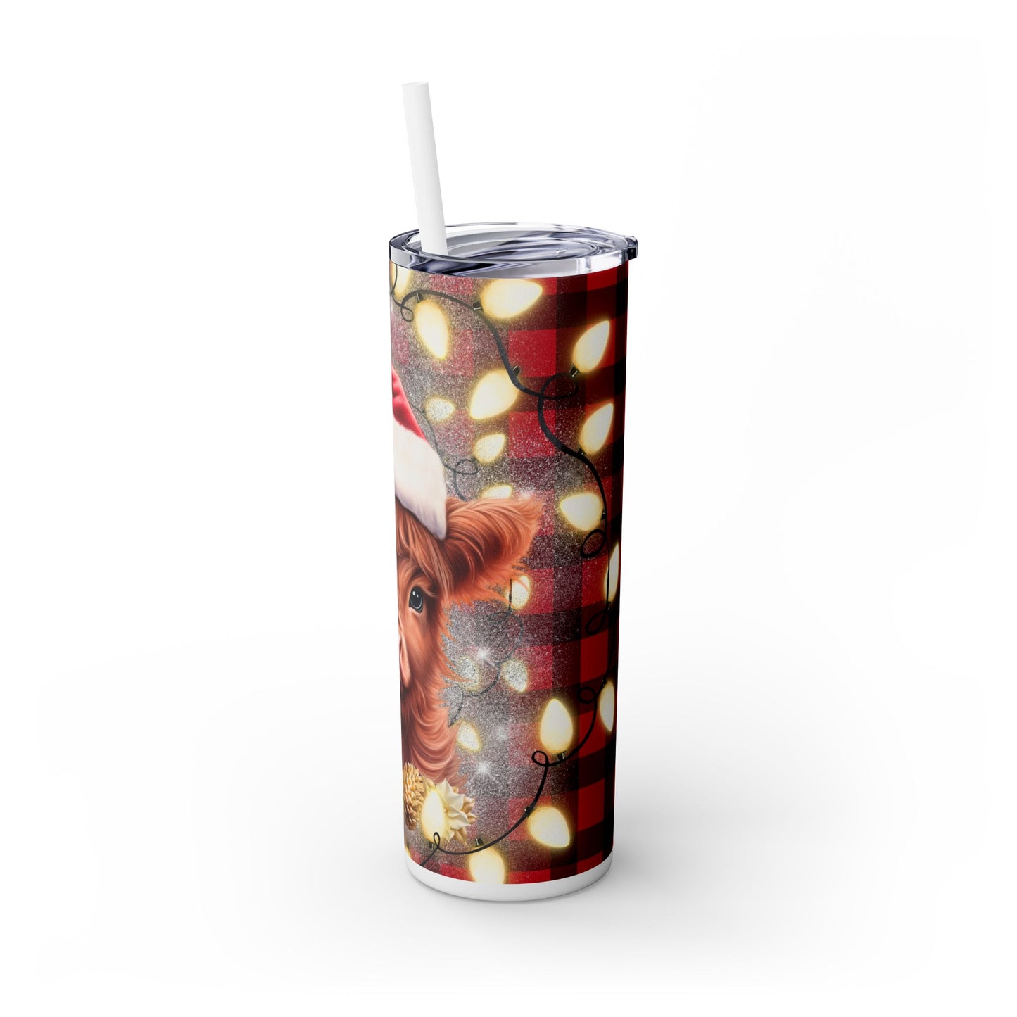 Christmas Time - SleekSip Skinny 20oz Tumbler with Straw