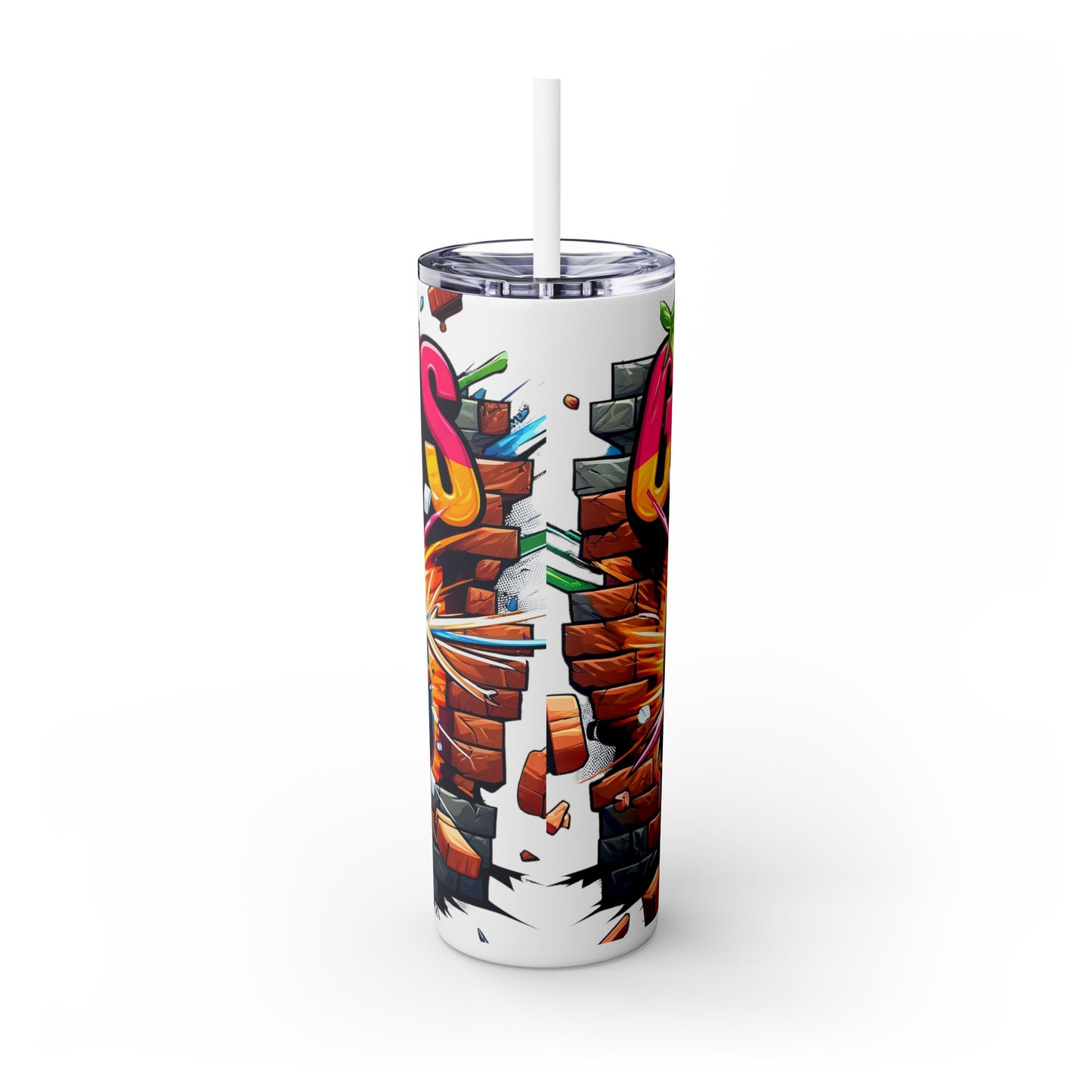 Gamer Life - SleekSip Skinny 20oz Tumbler with Straw