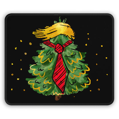 Golden Christmas Tree Mousepad