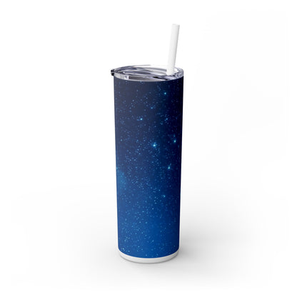 Starry Sky Galaxy - SleekSip Skinny 20oz Tumbler with Straw