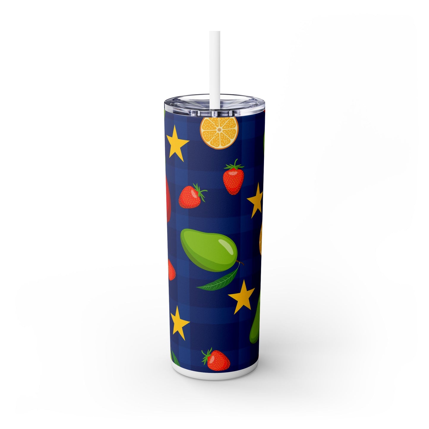 Delicious Fruit - SleekSip Skinny 20oz Tumbler with Straw