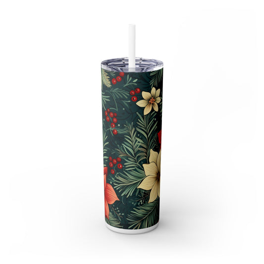 Vintage Christmas Wrap Tumbler