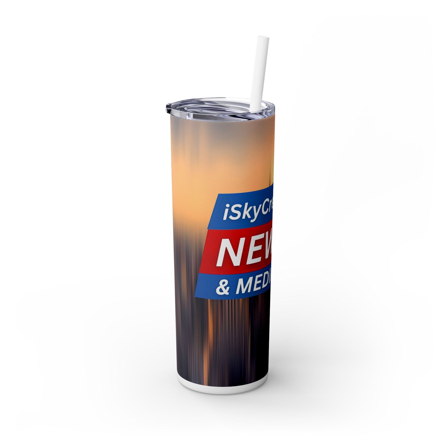 iSkyCreations - News & Media - SleekSip Skinny 20oz Tumbler with Straw