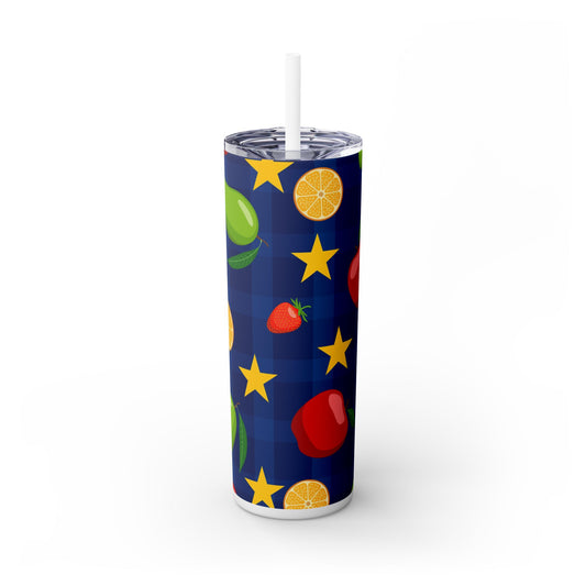 Delicious Fruit - SleekSip Skinny 20oz Tumbler with Straw