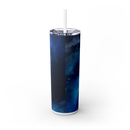 Starry Sky Galaxy - SleekSip Skinny 20oz Tumbler with Straw