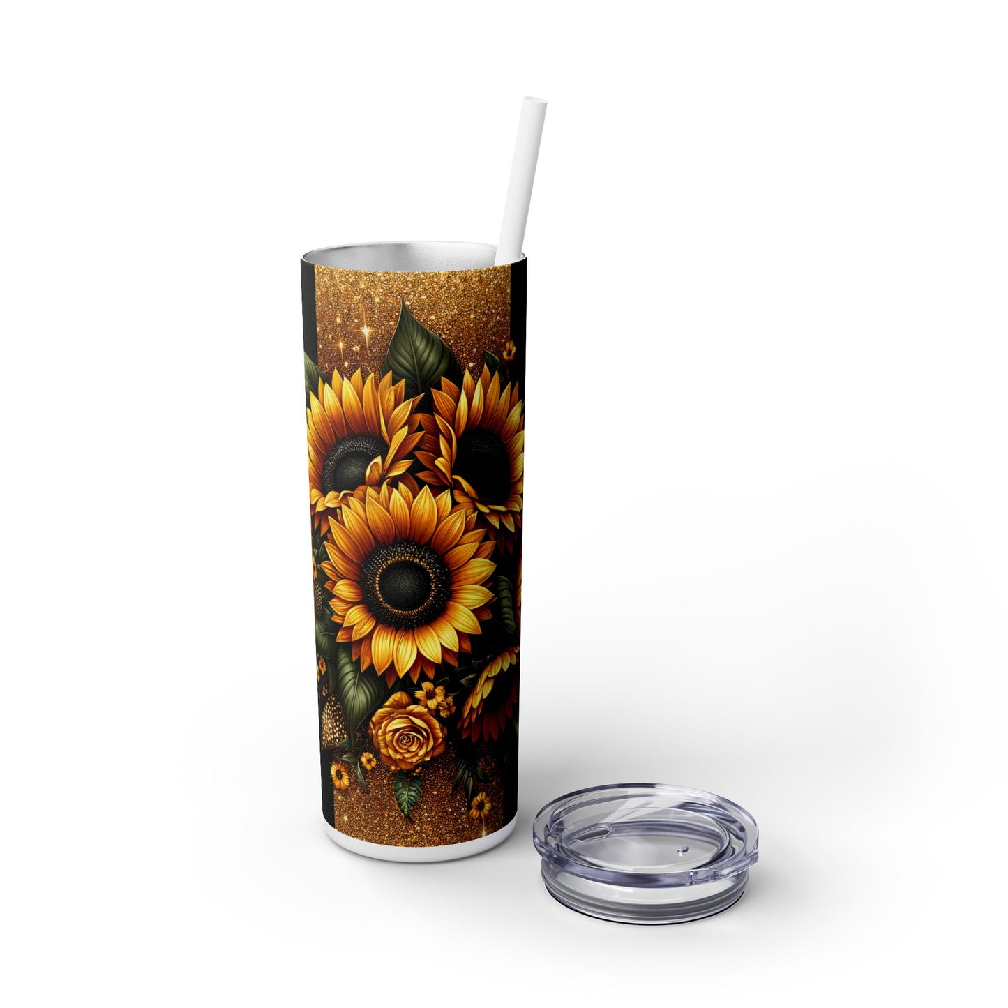 Sunflower Colors - SleekSip Skinny 20oz Tumbler with Straw