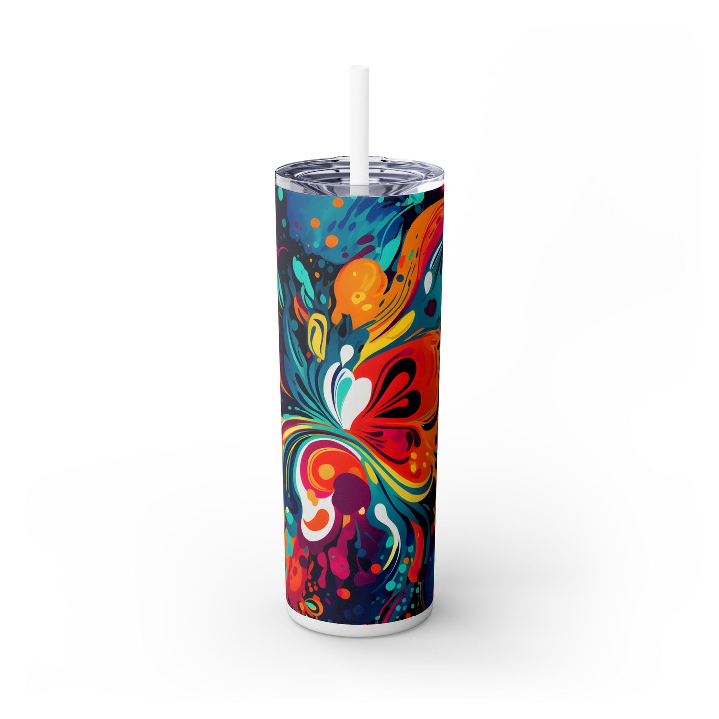 Graffiti - SleekSip Skinny 20oz Tumbler with Straw