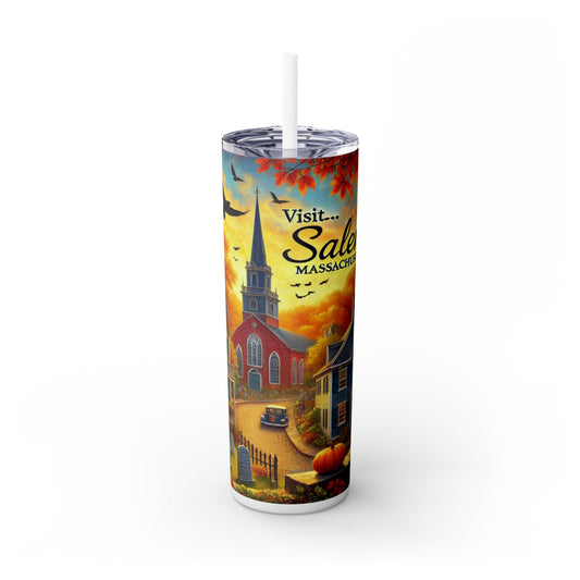 Visit Salem - SleekSip Skinny 20oz Tumbler with Straw