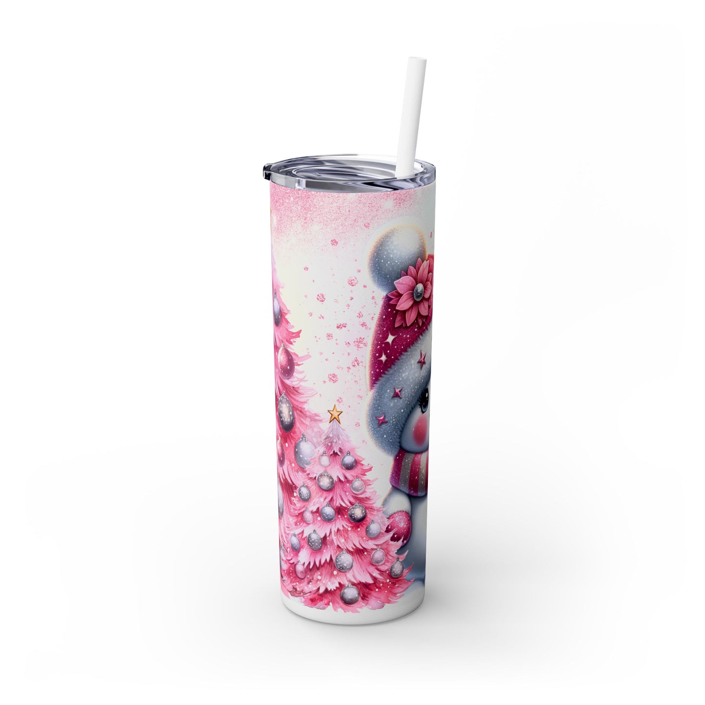 Christmas Time - SleekSip Skinny 20oz Tumbler with Straw