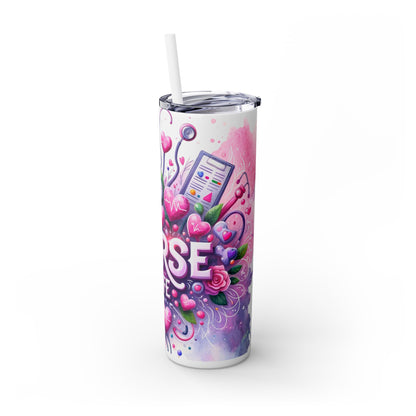 Nurse Life - SleekSip Skinny 20oz Tumbler with Straw