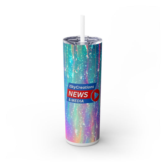 iSkyCreations - News & Media - SleekSip Skinny 20oz Tumbler with Straw