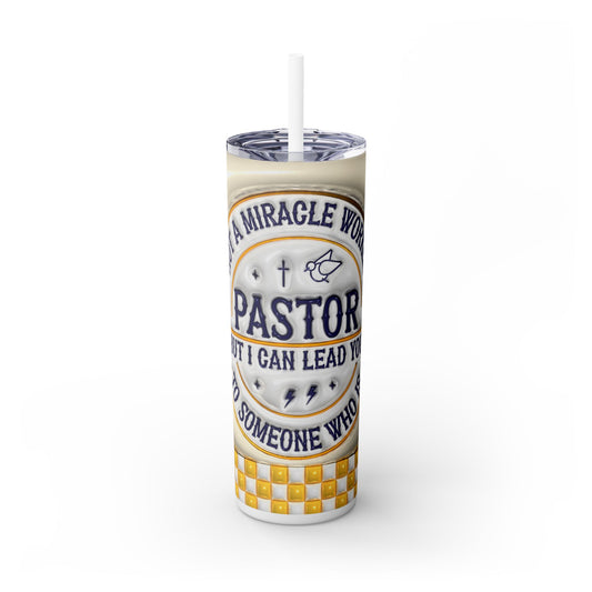 3D Inflated Religious - SleekSip Skinny 20oz Tumbler with Straw