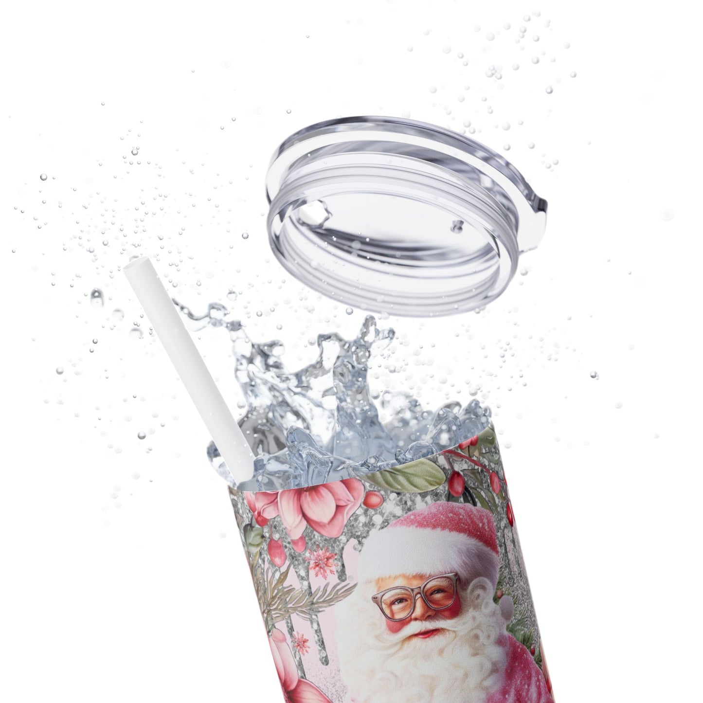 Christmas Time - SleekSip Skinny 20oz Tumbler with Straw