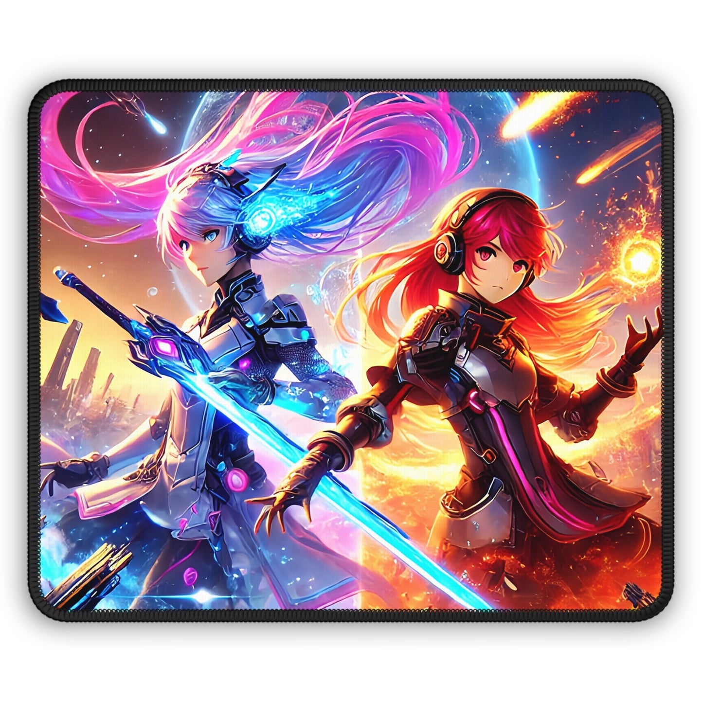 Cosmic Warriors Anime Mousepad