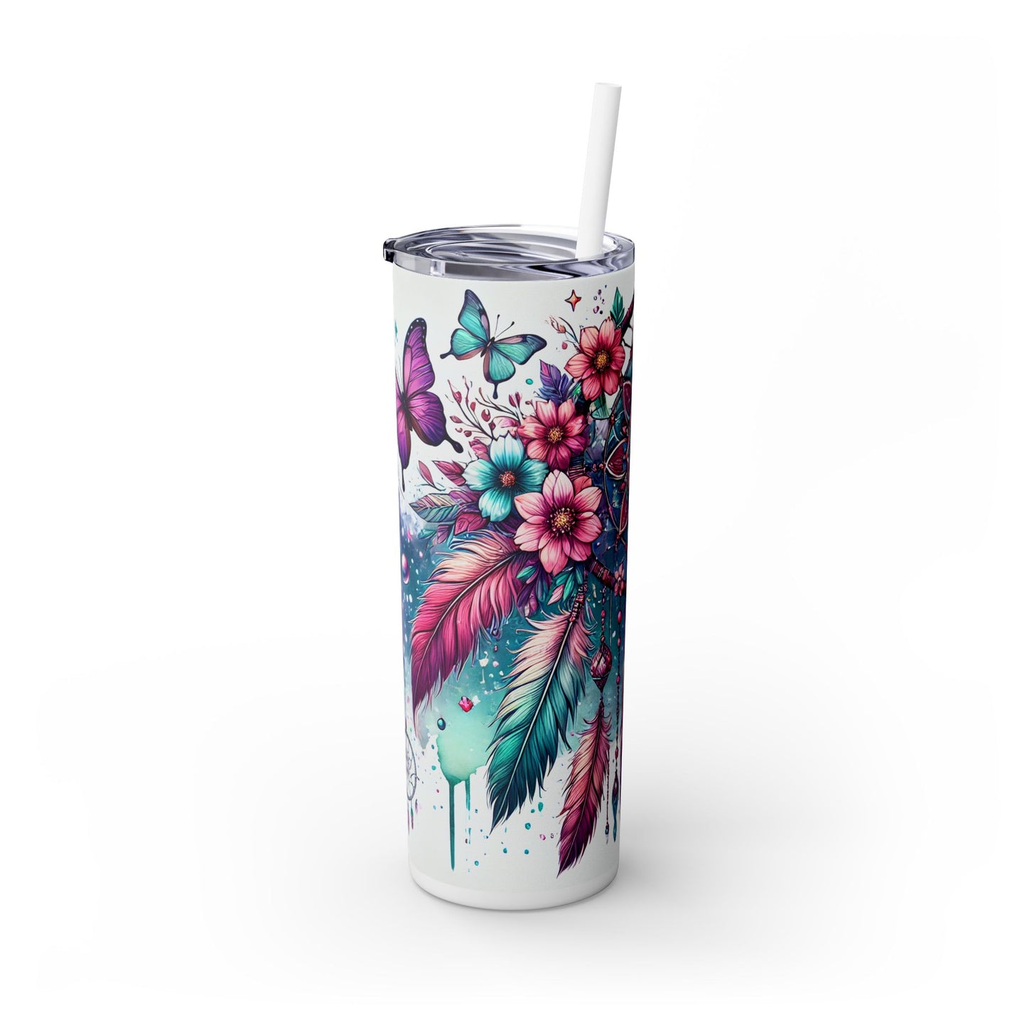 Dreamcatcher - SleekSip Skinny 20oz Tumbler with Straw