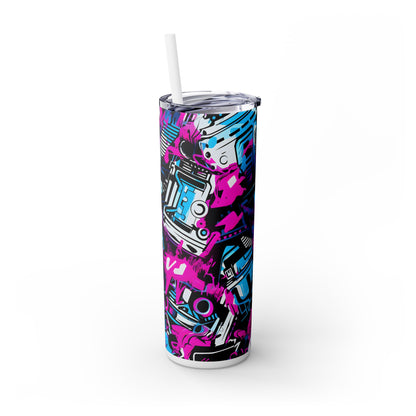 Graffiti - SleekSip Skinny 20oz Tumbler with Straw