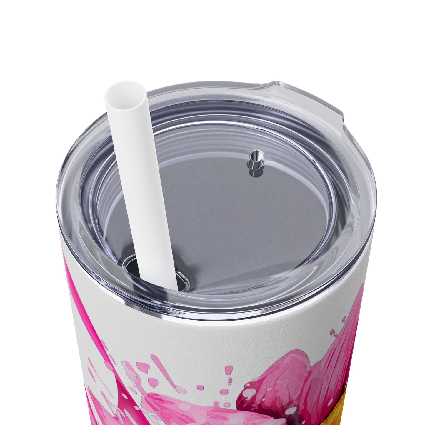 Cancer Survivor - SleekSip Skinny 20oz Tumbler with Straw