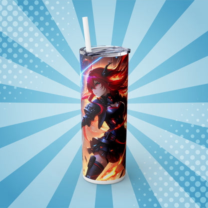 Galactic Anime Hero Skinny Tumbler – 20oz