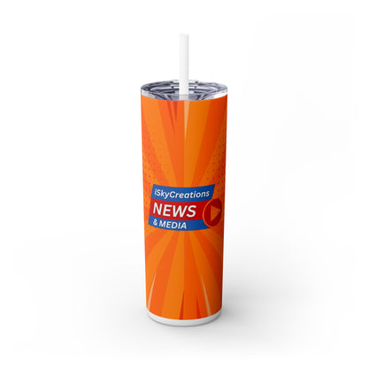 iSkyCreations - News & Media - SleekSip Skinny 20oz Tumbler with Straw