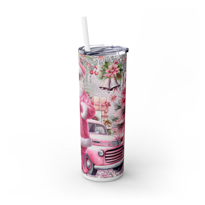 Christmas Time - SleekSip Skinny 20oz Tumbler with Straw