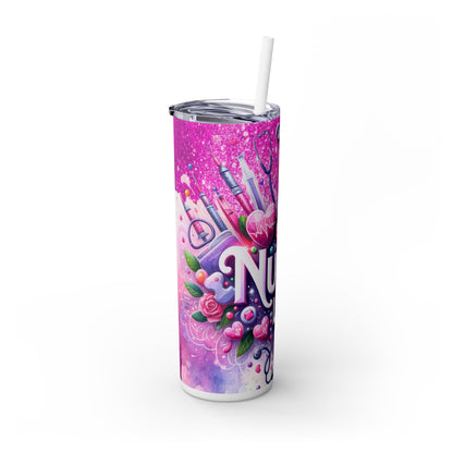 Nurse Life - SleekSip Skinny 20oz Tumbler with Straw