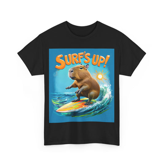 Surf's Up Capybara T-Shirt - Express Delivery available