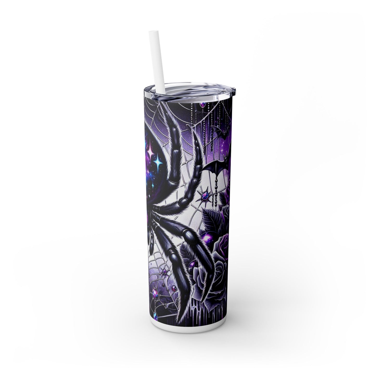 Mystical Spider - SleekSip Skinny 20oz Tumbler with Straw